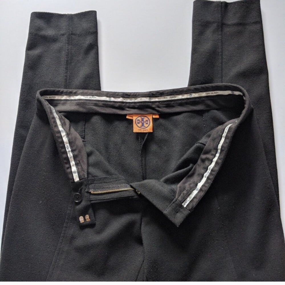 Tory burch black skinny pants